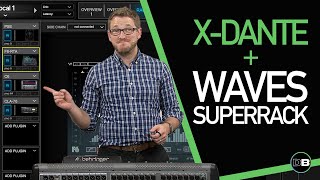 Behringer X32  XDante amp Waves SuperRack  6 Insertable Racks [upl. by Norrat950]