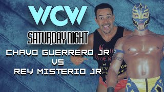 Chavo Guerrero JR VS Rey Misterio JR WCW SATURDAY NIGHT wcwsaturdaynight reymysterio guerrero [upl. by Naihr556]