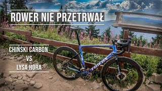 Chiński carbon vs Lysa Hora  rower nie przetrwał [upl. by Pantheas232]