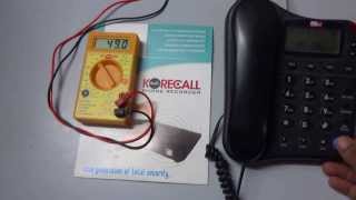 Telephone Line Onhook and Offhook voltage guide [upl. by Kosel]