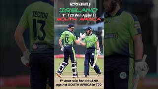 Ireland 1st ever Win Against South Africa in T20 [upl. by Jeannette461]