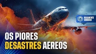 PIORES DESASTRES AÉREOS  COMPILADO PT17 [upl. by Nnayram]