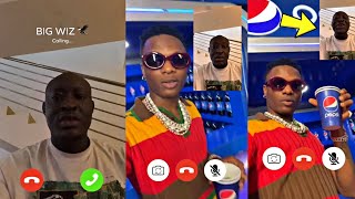 Wizkid React To Carter Efe Machala Song As He Video Calls Carter On Instagram [upl. by Orelle]