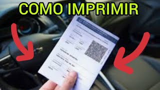 Como imprimir o licenciamento anual digital CRLVe do seu carro [upl. by Myrtle]