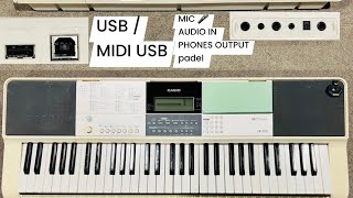 Casio LK512 Keyboard Indian tones amp Rhythm Usb Midi usb Mic Padel  Wilsons music instruments [upl. by Tirzah]