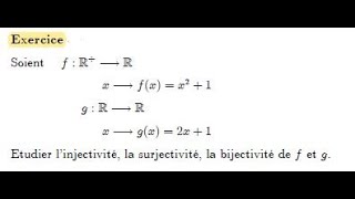 TD2  Etudier la bijectivité dune application donnée [upl. by Novy808]