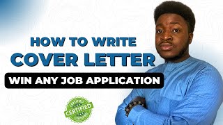 How To Write COVER LETTER For Job Application  Step By Step Tutorial [upl. by Lodhia]