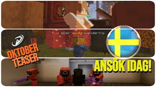 Agonia SMP  Oktober Teaser Ansök idag  Svensk Minecraft Server 2024 [upl. by Francyne]