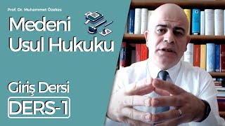 Prof Dr Muhammet Özekes Medeni Usul Hukuku Dersi 1 [upl. by Yenruoj585]