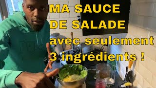 Ma sauce de salade SIMPLE CRUE VÉGAN avec seulement 3 ingrédients [upl. by Oppen]