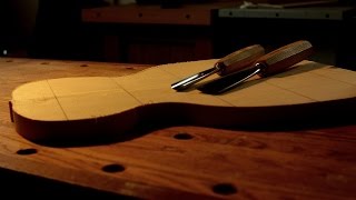 How to Carve an Archtop Soundboard [upl. by Aderb]