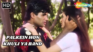 Palkein Hon Khuli Ya Band  Takkar 1995  Sunil Shetty Sonali Bendre  Alka Yagnik Hit Songs [upl. by Steiner]