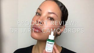 DR JART CAMO DROPS REVIEW  CORRECT REDNESS AND REPAIR SKIN  SENSITIVE amp ROSACEA [upl. by Assirram]