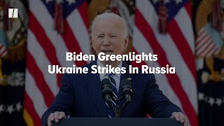 Biden Greenlights Ukraine Strikes In Russia [upl. by Eeraj]