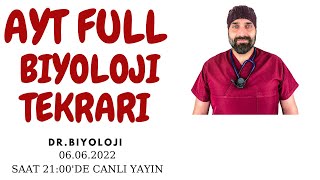 AYT BİYOLOJİ FULL TEKRAR CANLI YAYIN DUYURUSU [upl. by Cirdla]