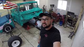 1960 Ford F100 Crown Vic Swap Kit How To Pt1 [upl. by Enialedam906]