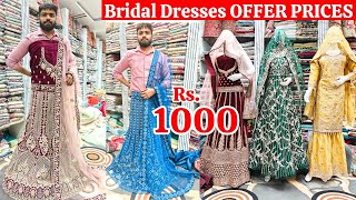 BIG Sale Low Price Bridalwear Dresses ₹ 1000 Garara Plazo Pakistani Lehenga OFEER PRICES Online Avl [upl. by Haimorej]