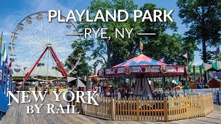 Rye Playland Park in the Hudson Valley  New York By Rail [upl. by Enyrhtac]