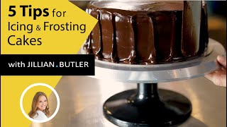 5 Tips for Icing amp Frosting a Cake for Beginners [upl. by Landmeier]