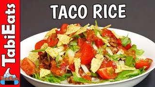 How to Make TACO RICE Okinawan Recipe [upl. by Anahir611]