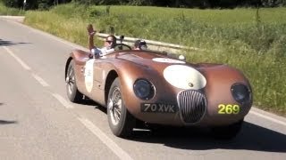 Driving a Jaguar CType on the Mille Miglia  CHRIS HARRIS ON CARS [upl. by Wilburn]