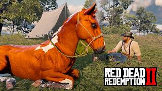 MODO REALISTA EP3  O RECOMEÇO NO OESTE  RED DEAD REDEMPTION 2 [upl. by Erek]