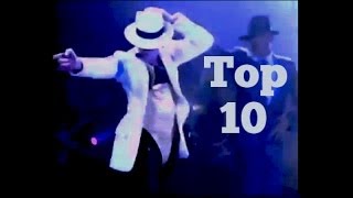 BEST DANCE MOVES  Top 10  Michael Jackson [upl. by Pasol]