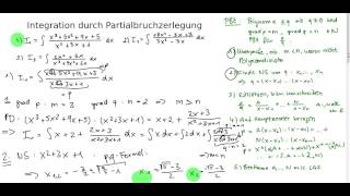 Integration durch Partialbruchzerlegung 1 [upl. by Girvin954]