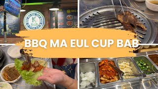 BBQ MA EUL CUP BAB 🇰🇷Korean Barbeque  Kota Kemuning [upl. by Ataeb473]