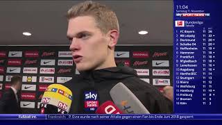 Matthias Ginter postmatch interview  England Deutschland 2017 [upl. by Debby]