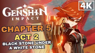 Genshin Impact  Chapter 5 Act 2 Black Stone Under a White Stone  Natlan Full Story JP Dub EN Sub [upl. by Bow]