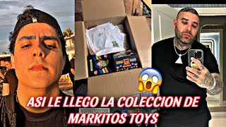 ASI LE LLEGARON LAS CAMISAS Y GORRAS DE MARKITOS TOYS A SU COMPADRE  LOS TOYS [upl. by Thacher]