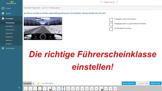 Fahrschulcard  Führerscheinklassen einstellen  Lernen für die Theorieprüfung  Führerschein [upl. by Dlabihcra341]