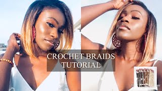 UPDATED CROCHET BRAIDS TUTORIAL COUPE CARRÉE OMBRÉ [upl. by Hyacinthia]