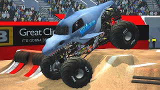 Crashes And Saves 10 I Rigs of Rods Monster Jam [upl. by Analeh]