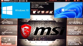 Como entrar a la Bios MSI en Windows 10 y Windows 11 [upl. by Wohlen]