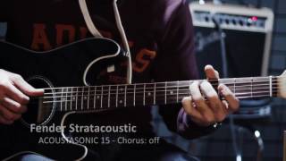 Fender Stratacoustic amp Acoustasonic 15 guitariran [upl. by Eca333]