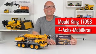 Mould King 17058 Mobilkran  997 Teile [upl. by Ayat]