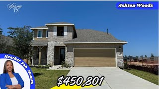 SPRING TEXAS New Construction Home Tour In a Fabulous Community 30 mins from downtown Houston [upl. by Annayk]