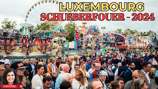 The Biggest Funfair in The Richest Country  Schueberfouer 2024  Luxembourg  Fête Foraine [upl. by Kinemod339]