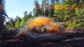 30 kg ANSU Ammonium Nitrate  Sugar Explosion [upl. by Alberto]