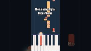 The Amazing Digital Circus Theme  Piano Easy Tutorial For beginners shorts piano [upl. by Ulphia]