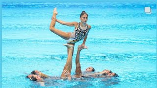 Nuoto sincronizzato  Europei Belgrado 2024  Acrobatic Routine Italia [upl. by Ahserak]