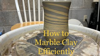 Efficient Clay Marbling Technique [upl. by Jaddan]