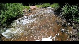 Meeker CO  Water Crossing on 280 [upl. by Euseibbob]