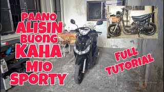 OLD MIO SPORTY FAIRINGS FULL DISASSEMBLY [upl. by Pippy]