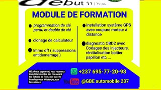 FORMATION DISPONIBLES EN LIGNE EN ÉLECTRONIQUE AUTOMOBILE [upl. by Schmitt]