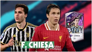 REVIEW FEDERICO CHIESA UT FC ONLINE  tân binh của LIVERPOOL hè 2024 [upl. by Eniala]