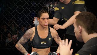 UFC 269  Amanda Nunes vs Julianna Peña  UFC Bantamweight Title Full Match Highlights  UFC 4 [upl. by Buatti360]