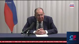 quotSergey Lavrov Slams West for Backing Ukraine’s Illegal Government  Cee F Global News [upl. by Quinton32]